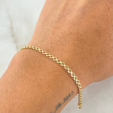Chinese Bracelet 1.4gr / 7.7in / +1 18K Gold ©
