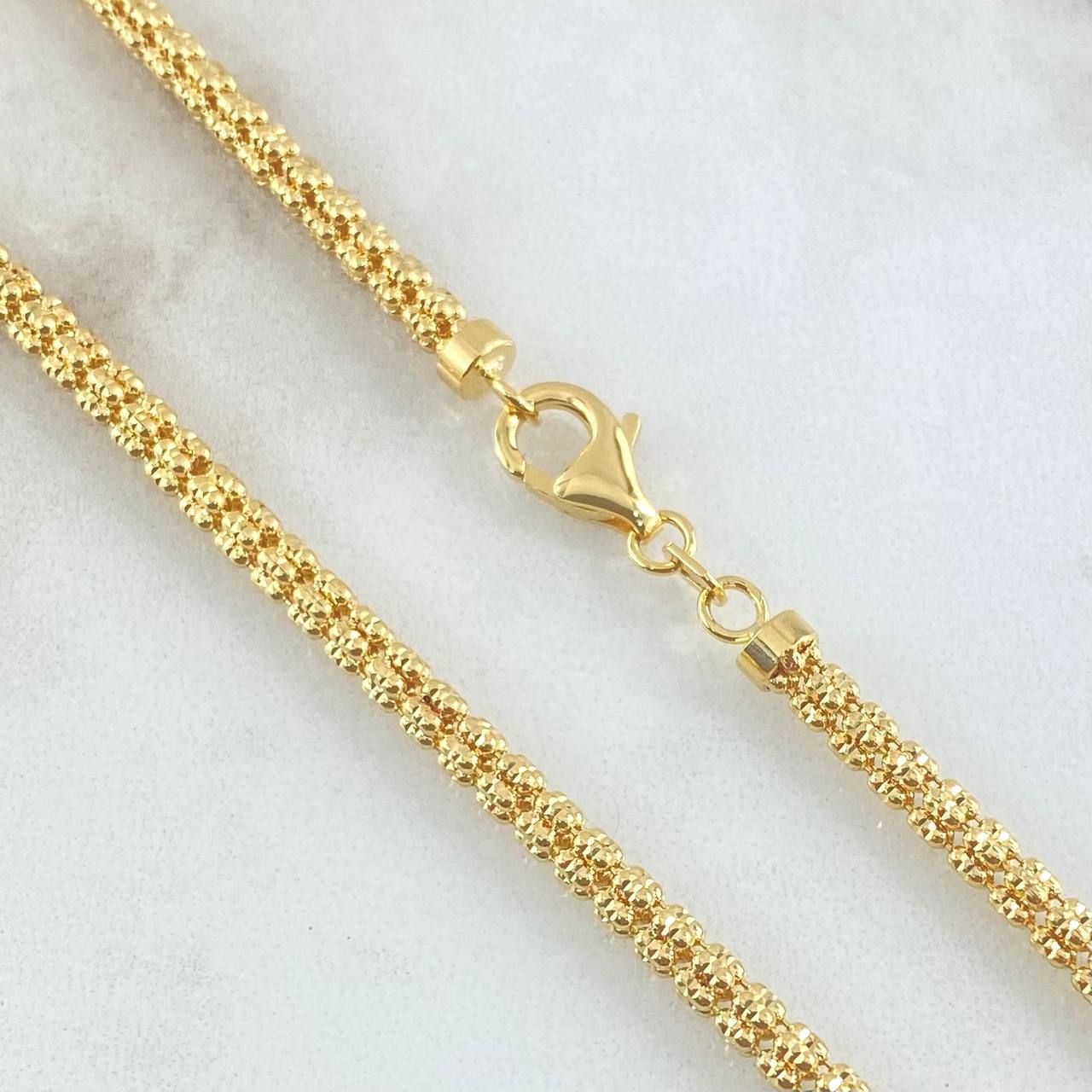 Ice Chain 20gr / 23.6in / +4 18K Gold ©