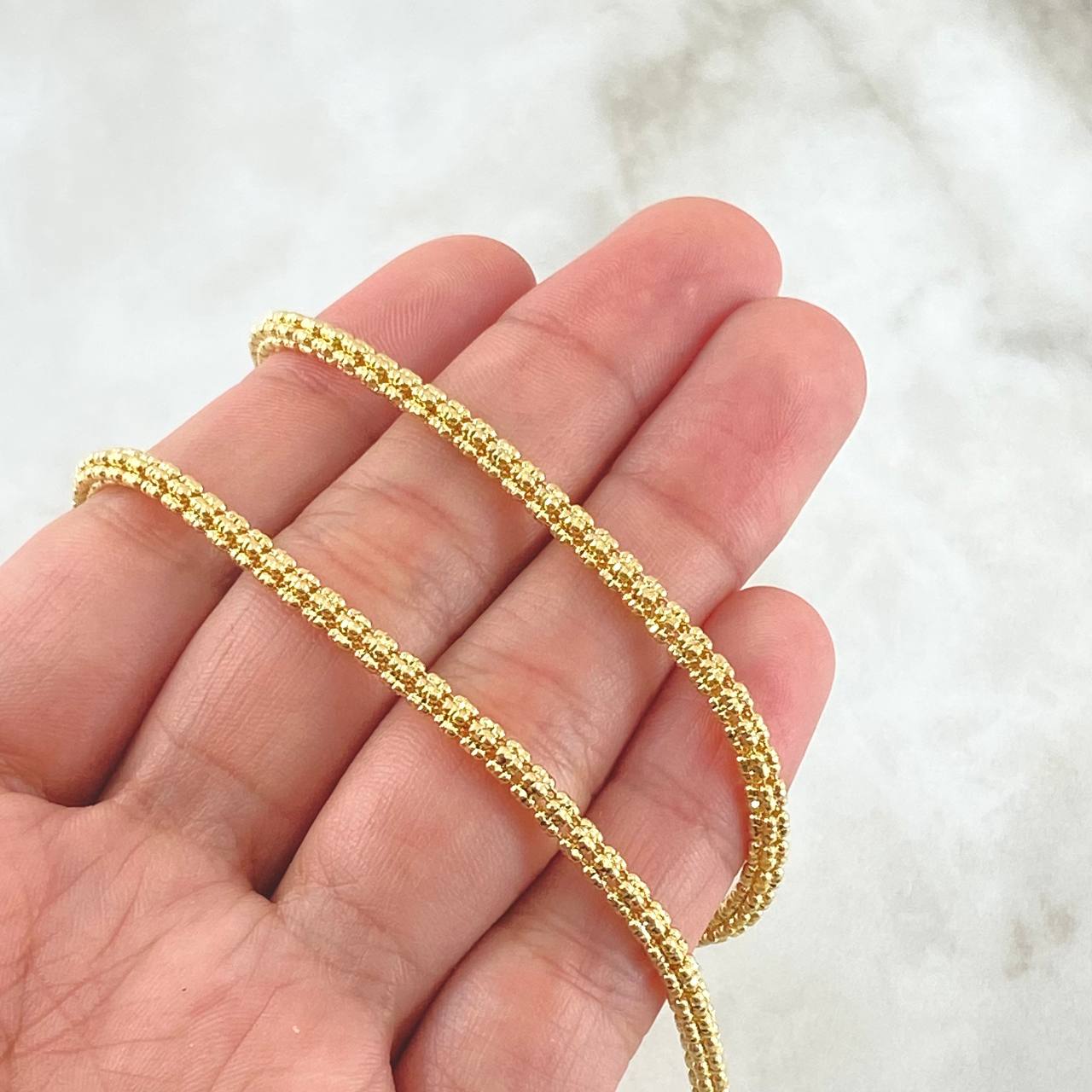 Ice Chain 20gr / 23.6in / +4 18K Gold ©