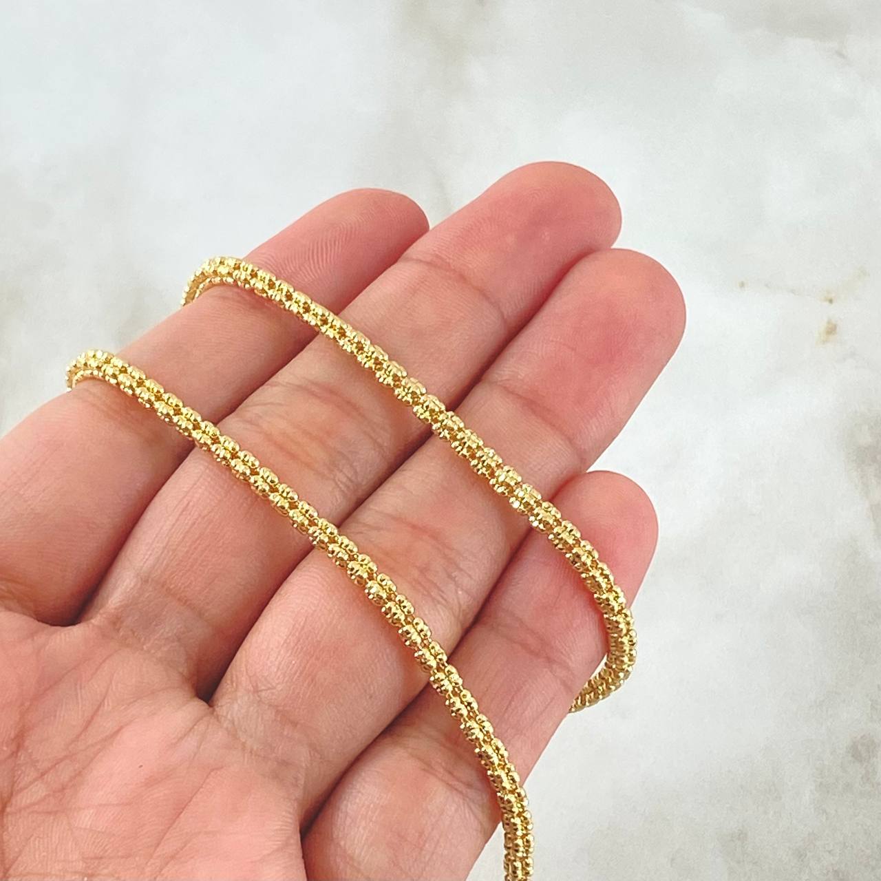 Ice Chain 15.85gr / 23.6in / +4 18K Gold