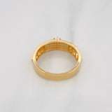 Anillo Correa Corona 3.55g / T7 1/4 Oro Amarillo 18K