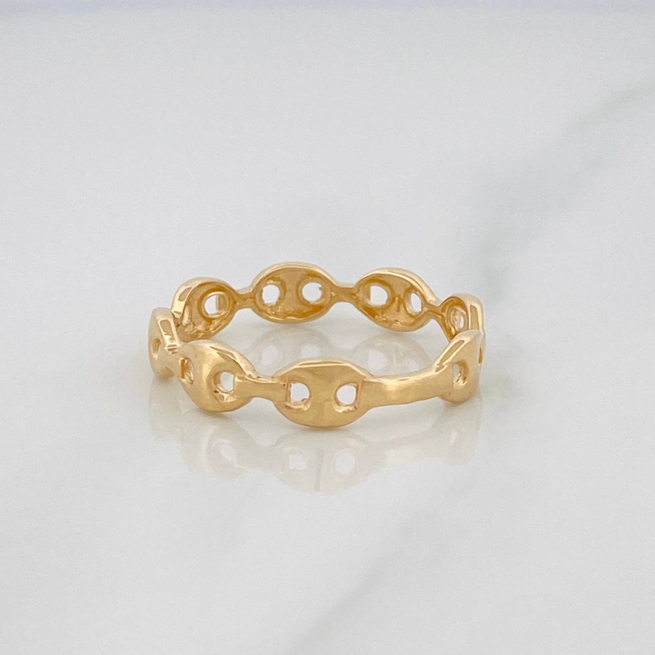 Anillo GC 1.45g / T6 3/4 Oro Amarillo 18K