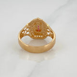 Virgin of Guadalupe Ring 3.25g / T6 Yellow Gold 18K