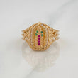 Virgin of Guadalupe Ring 3.25g / T6 Yellow Gold 18K