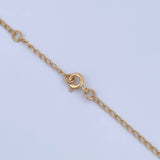 Spike Chain Clover 9.1gr / 48.6cm-51cm / 1.3mm Diamond Cut 18K Yellow Gold $