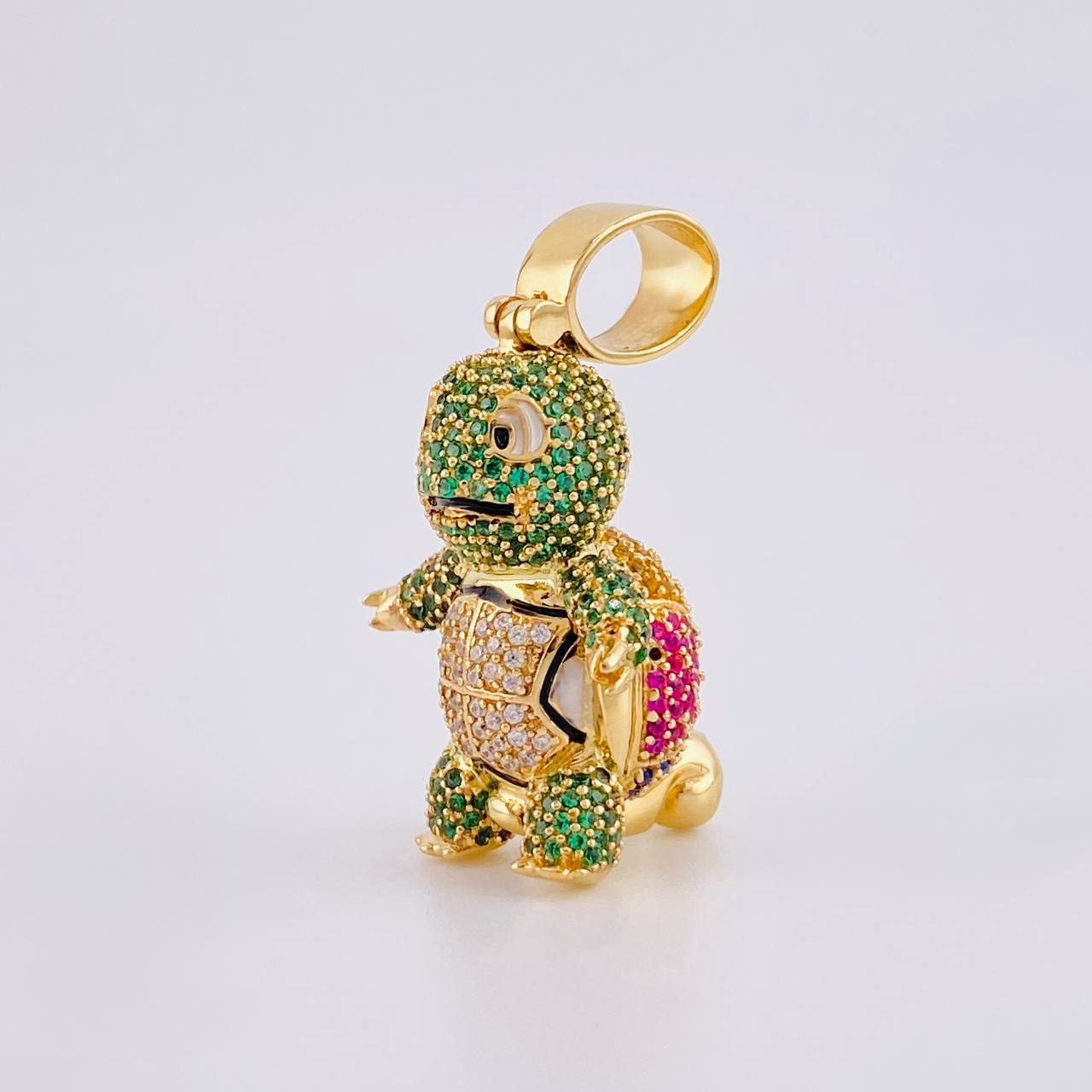Pendant Fun Turtle 11.9g / 1 1/2 in 18K Yellow Gold