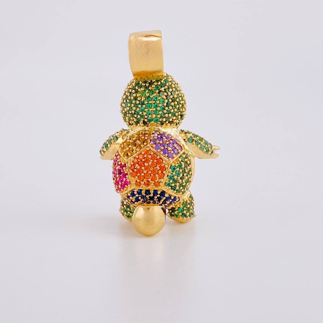 Pendant Fun Turtle 11.9g / 1 1/2 in 18K Yellow Gold