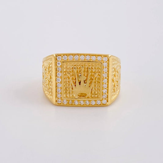 Anillo Corona Elegante 6.35g / T11 Oro Amarillo 18K