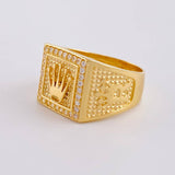 Anillo Corona Elegante 6.35g / T11 Oro Amarillo 18K