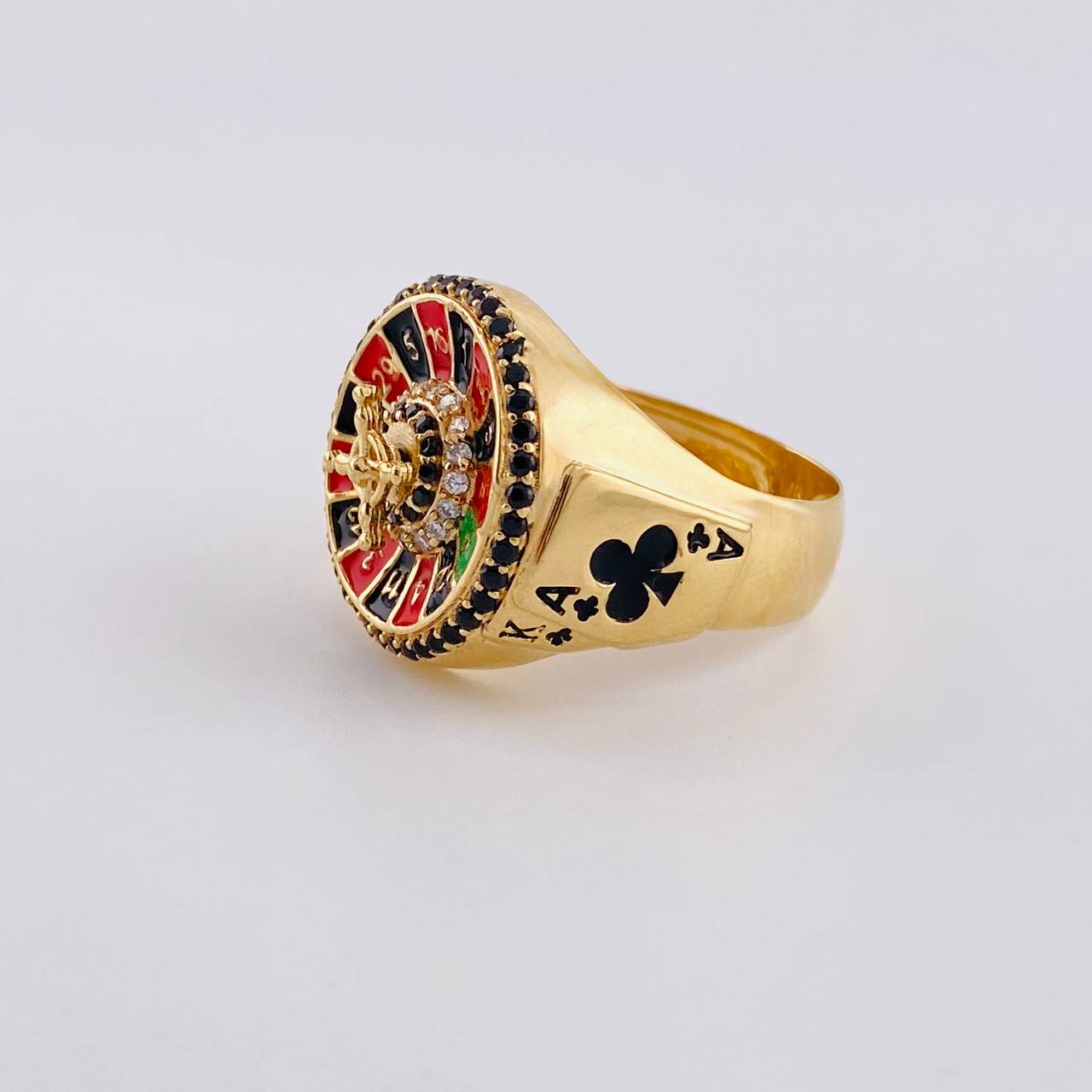 Anillo Juegos de Azar 7.75g / T10 1/2 Oro Amarillo 18K