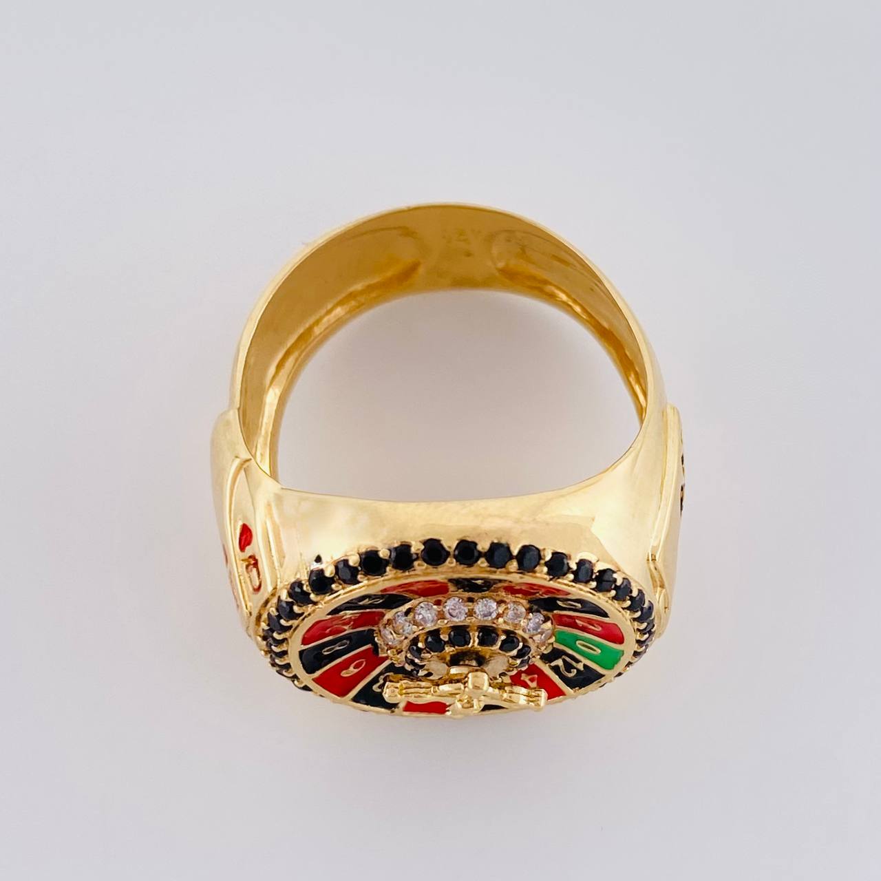 Anillo Juegos de Azar 7.75g / T10 1/2 Oro Amarillo 18K