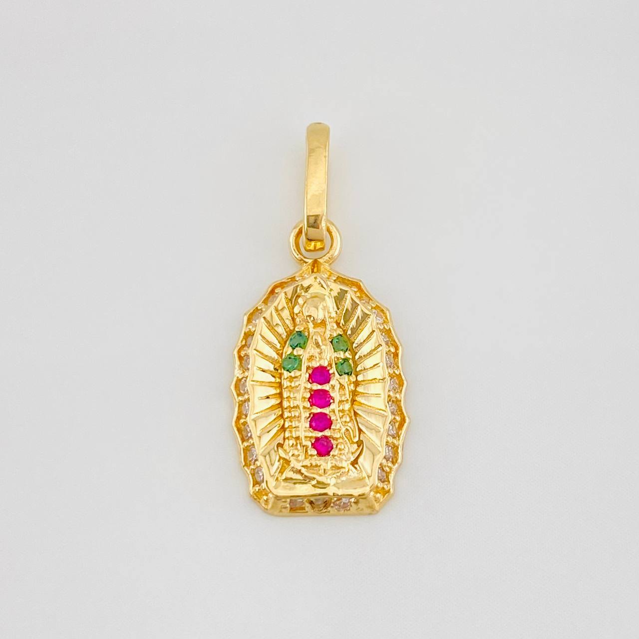 Dije Virgen de Guadalupe 1.4g / 3/4 in Oro Amarillo 18K