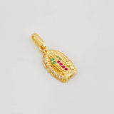 Dije Virgen de Guadalupe 1.4g / 3/4 in Oro Amarillo 18K
