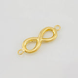 Herraje Infinito 0.6g / 1 in Oro Amarillo 18K