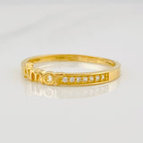 Anillo Churumbela Amor 1.45g / T7 Oro Amarillo 18K