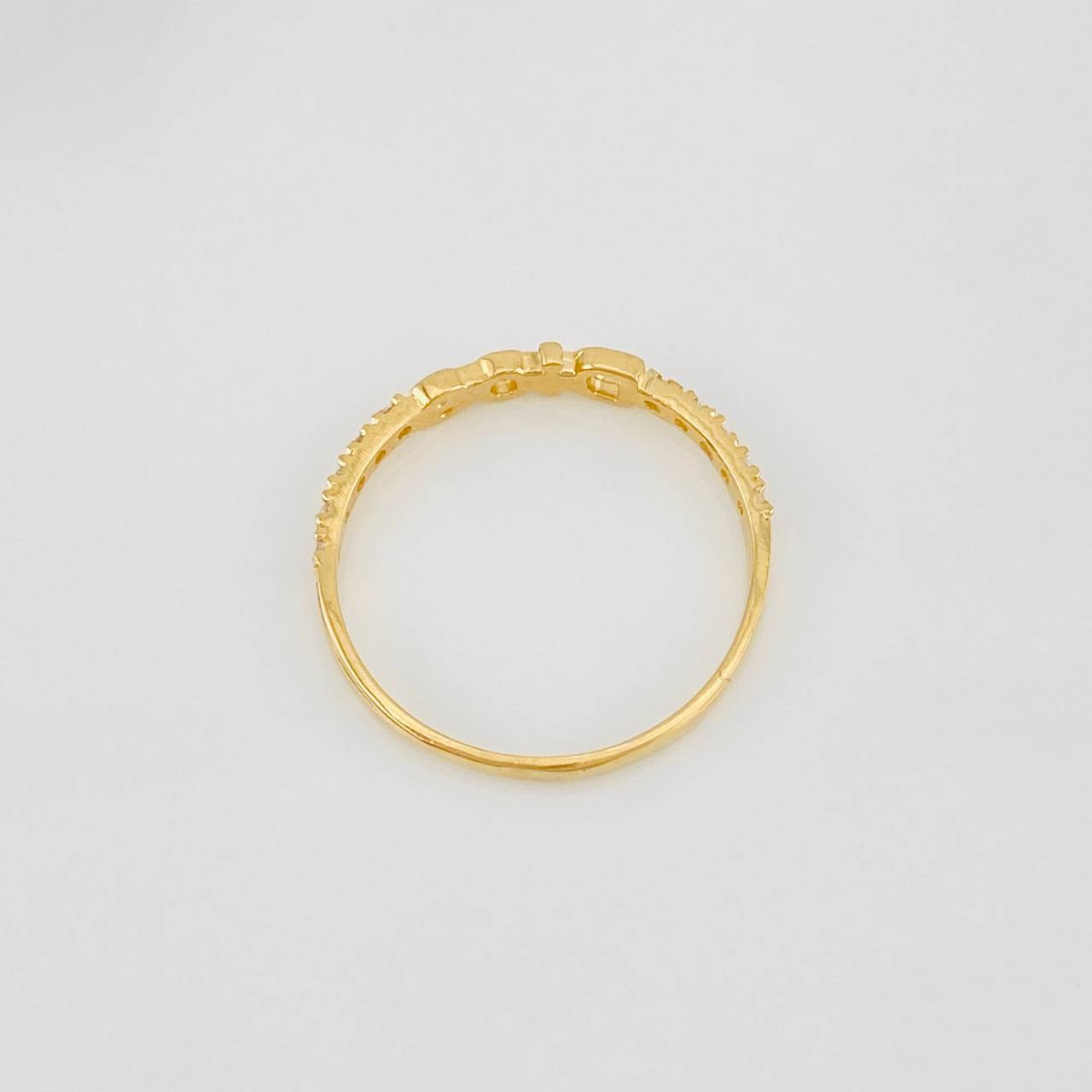 Anillo Churumbela Dios 1.35g / T6 3/4 Oro Amarillo 18K