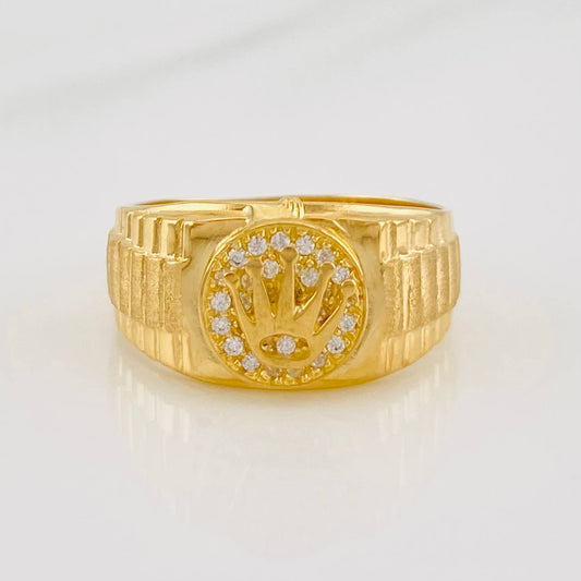 Crown Strap Ring 4.1g / T7 1/4 Yellow Gold 18K
