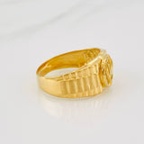 Anillo Corona Correa 4g / T8 3/4 Oro Amarillo 18K
