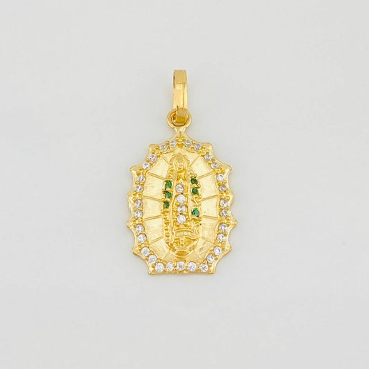 Pendant Virgin of Guadalupe 2.05g / 1 in Yellow Gold 18K