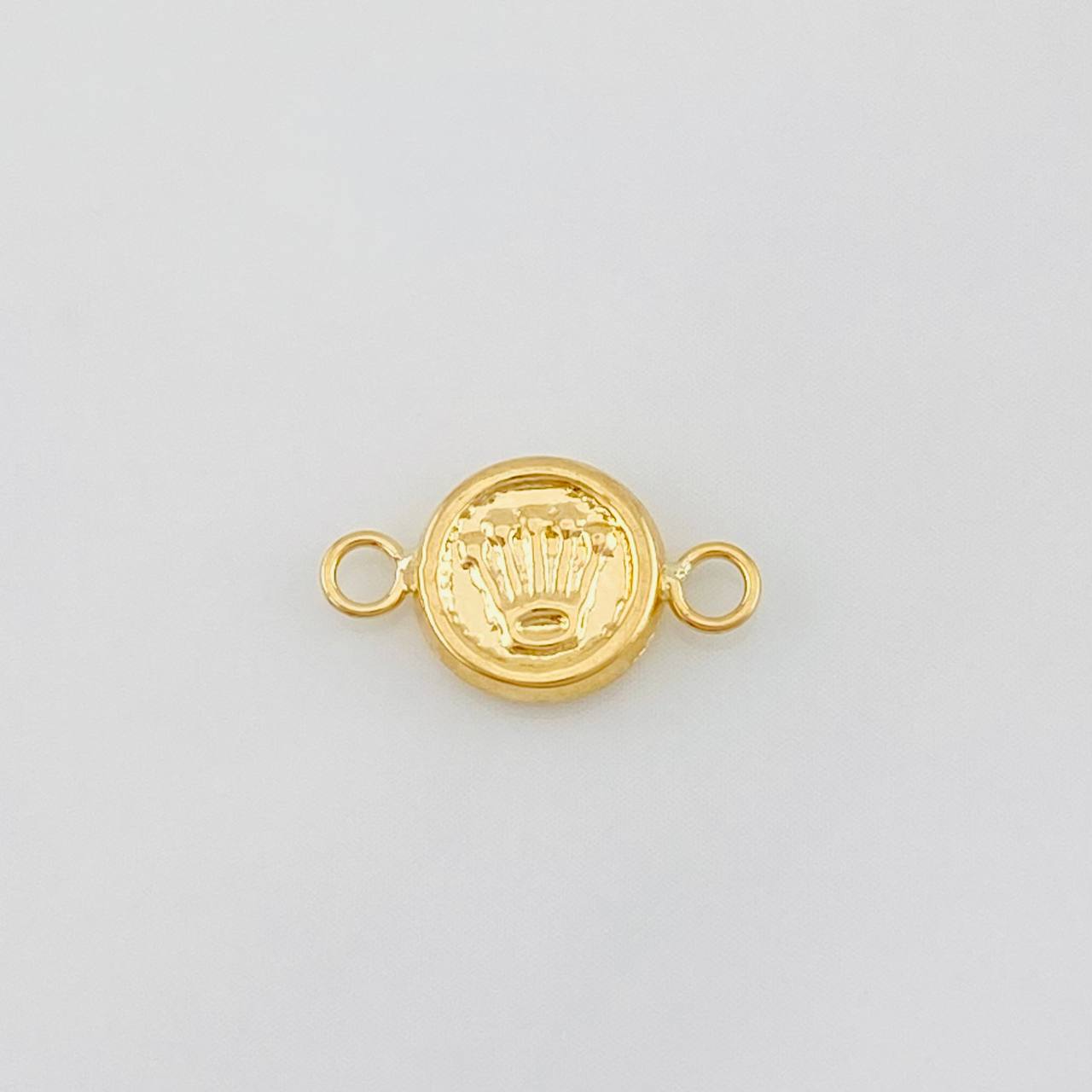 Herraje Corona Circular 0.3g / 1/2 in Oro Amarillo 18K