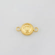 Herraje Corona Circular 0.3g / 1/2 in Oro Amarillo 18K