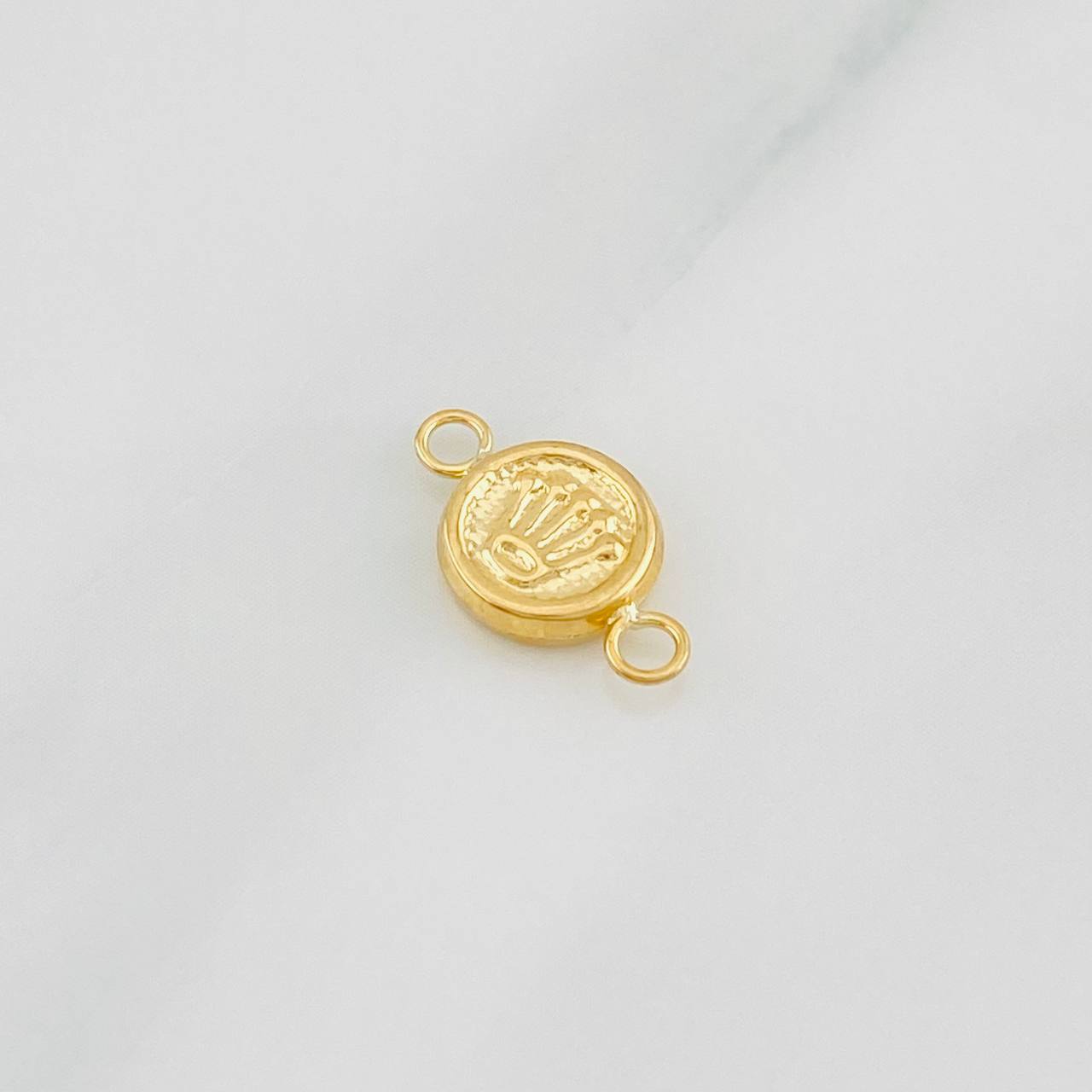 Herraje Corona Circular 0.3g / 1/2 in Oro Amarillo 18K