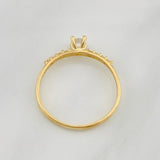Anillo Solitario Churumbela 1.1g / T5 3/4 Oro Amarillo 18K