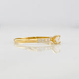 Anillo Solitario Churumbela 1.1g / T5 3/4 Oro Amarillo 18K