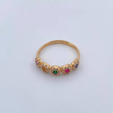 Thick Cuban Link Ring 2.15gr / Size 7 3/4 / 18K Gold &