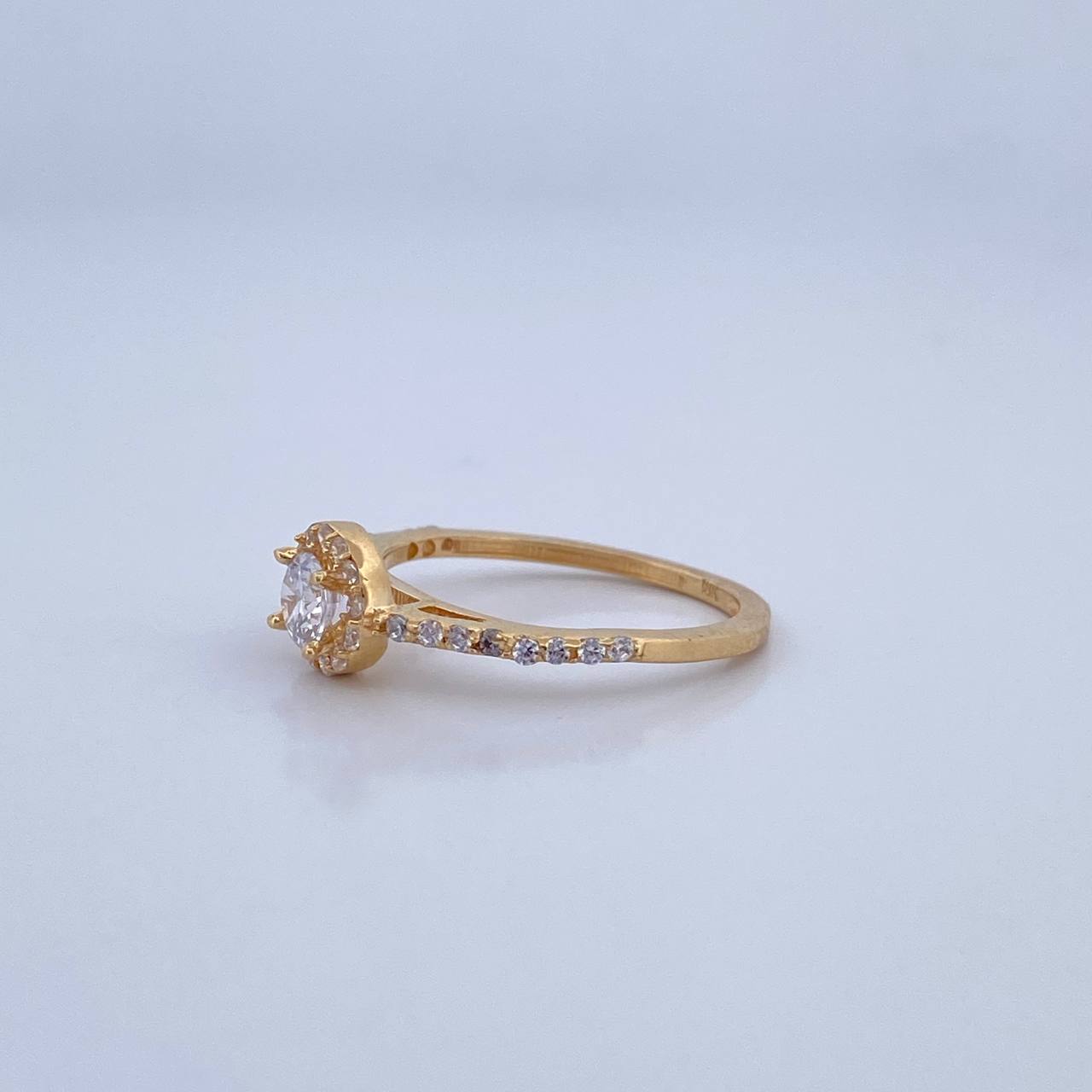 Anillo Circulo 2.3gr / T6 / Oro 18K &