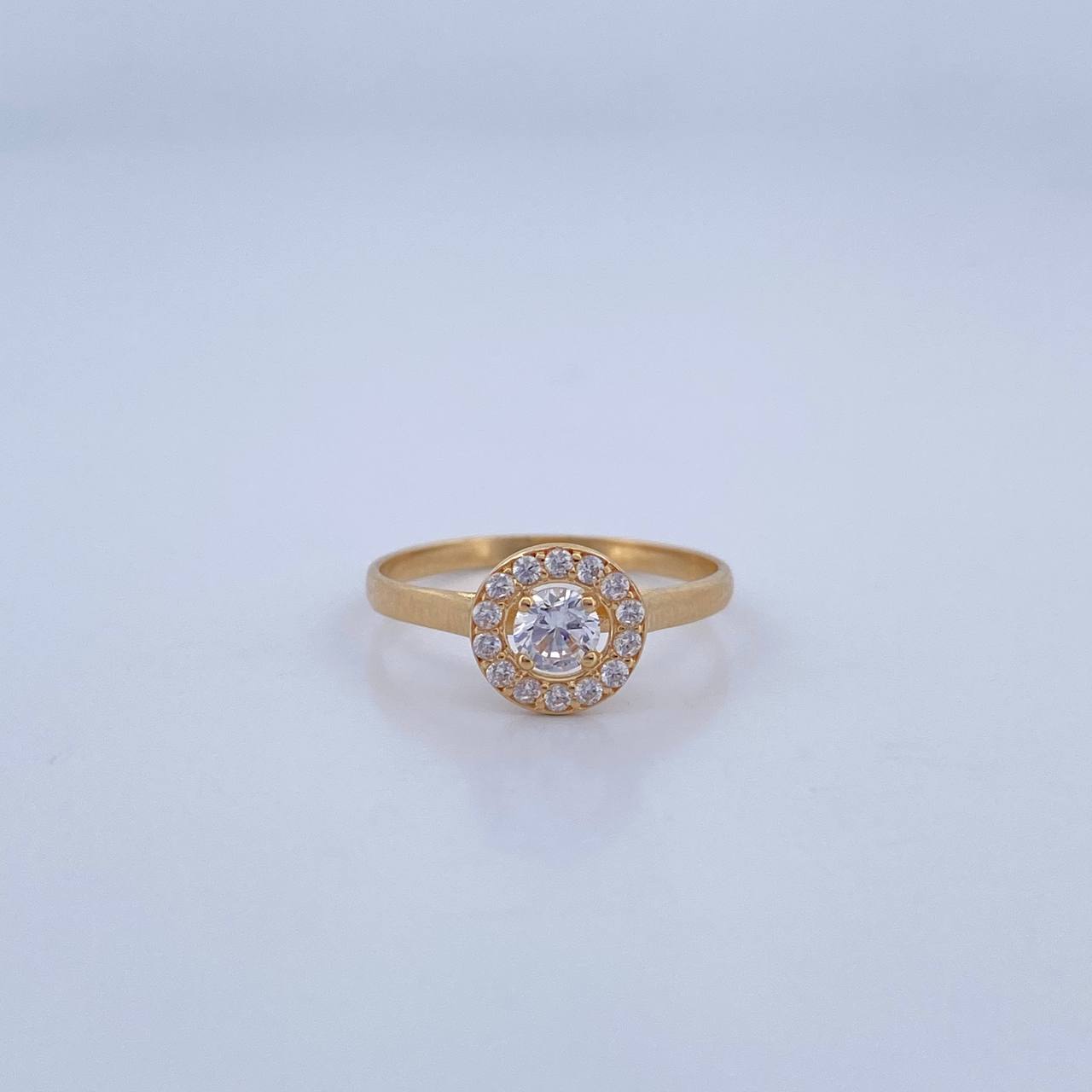 Circle Ring 1.5gr / Size 4 3/4 / 18K Gold &