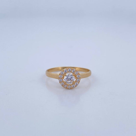 Circle Ring 1.5gr / Size 4 3/4 / 18K Gold &