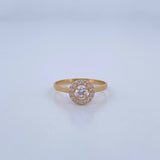 Circle Ring 1.5gr / Size 4 3/4 / 18K Gold &