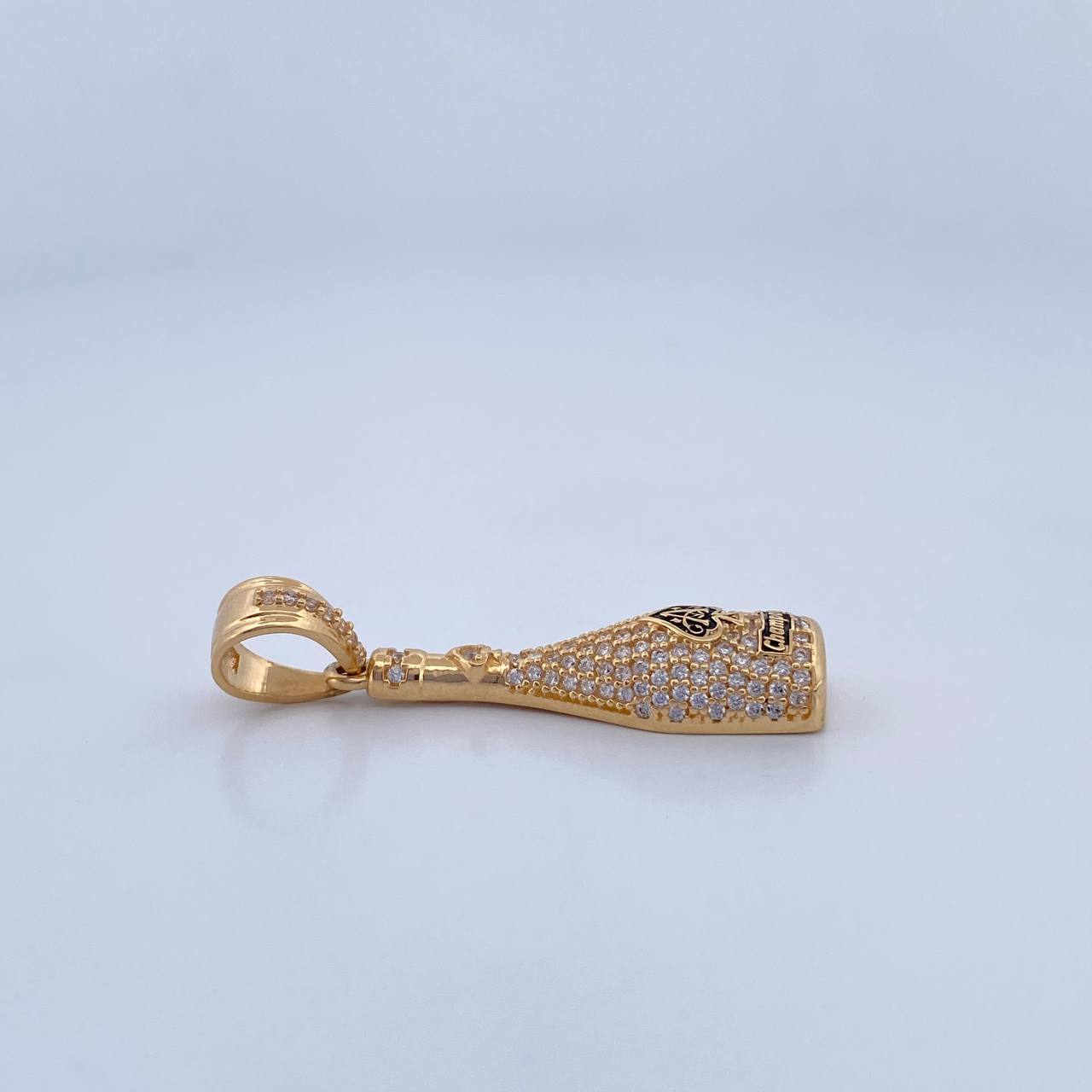 Pendant Champagne Bottle 4.2gr / 3.8cm / 18K Gold &