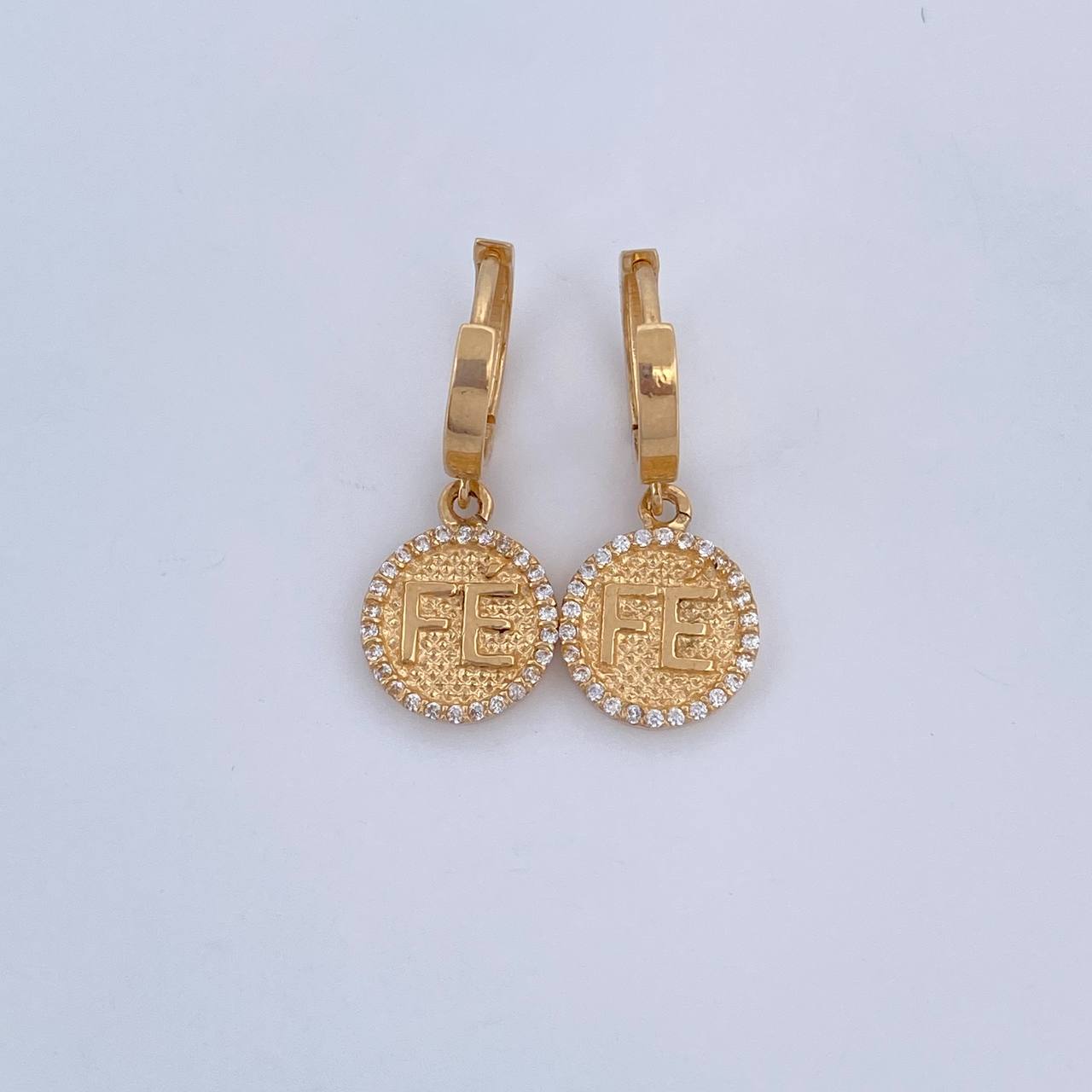 Hoop Earrings Fe 4.5gr / 18K Gold &