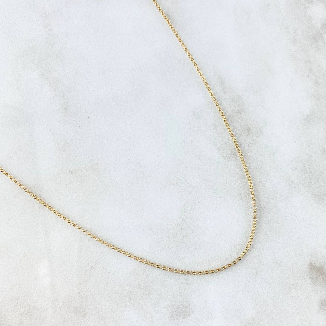 Rolo Chain 1.75gr / 50cm / 0.6mm Yellow Gold +3 18K