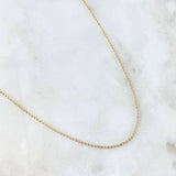 Rolo Chain 1.75gr / 50cm / 0.6mm Yellow Gold +3 18K