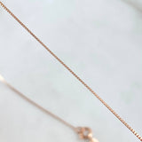 Cadena Veneciana 0.95gr / 17 3/4 in / 5mm Oro Rosa +3 18K