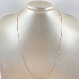 Cadena Veneciana 0.95gr / 17 3/4 in / 5mm Oro Rosa +3 18K ©