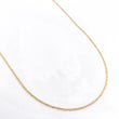Cadena Morse 5gr / 49.5cm / 1.4mm Diamatada Dos Oros Amarillo Blanco +3 18K &