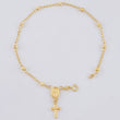 Pulso Denario Virgen de la Milagrosa 2.15g / 19cm / 3.05mm Oro Amarillo 18K