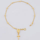 Pulso Denario Virgen de la Milagrosa 2.15g / 19cm / 3.05mm Oro Amarillo 18K