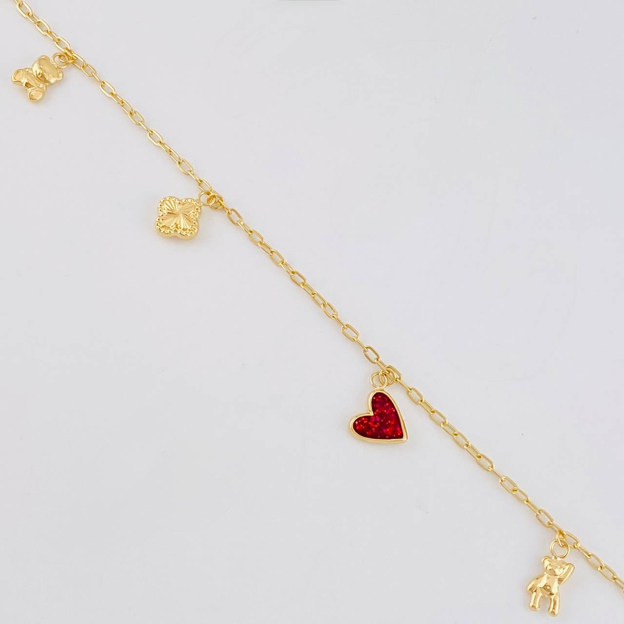 Bracelet Drawer Pendants 2.45g / 7 1/4 in / 1.7mm Yellow Gold 18K