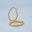Hoop Earrings Arielle 1.2gr / 2.2cm / 18K Gold &