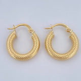 Hoop Earrings Tefi 2.15gr / 2cm / 18K Gold &