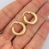 Hoop Earrings Tefi 2.15gr / 2cm / 18K Gold &