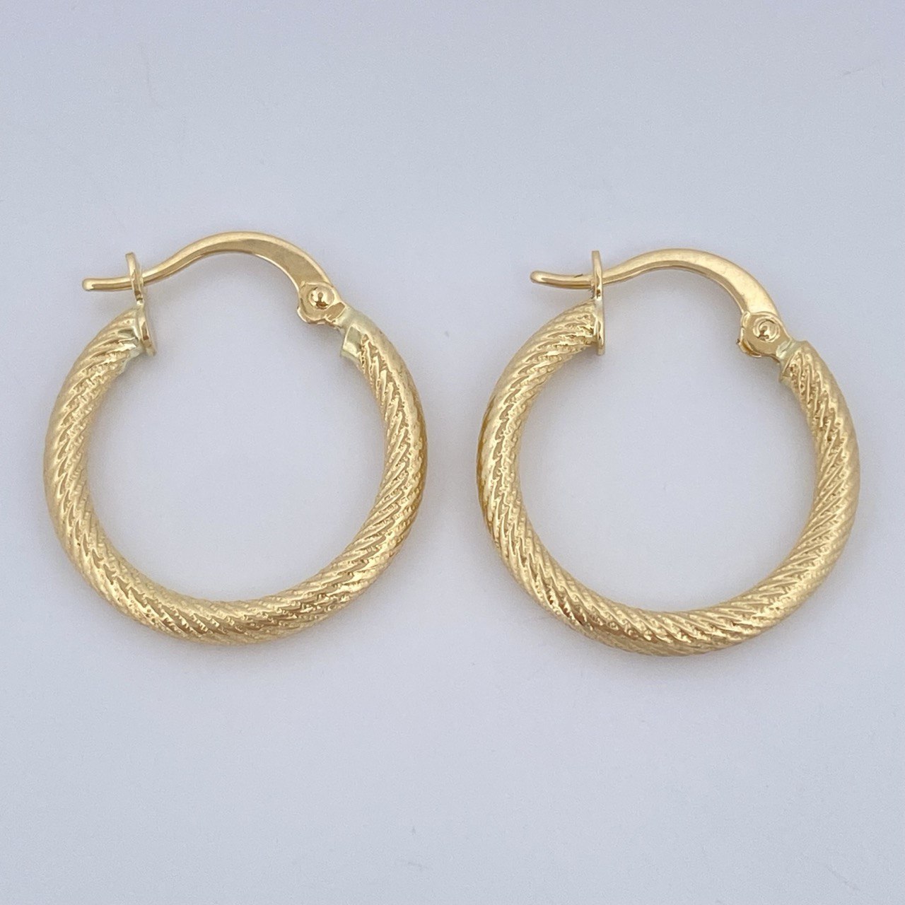 Hoop Earrings Zion 1.3gr / 2cm / 18K Gold &
