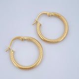 Hoop Earrings Zion 1.3gr / 2cm / 18K Gold &