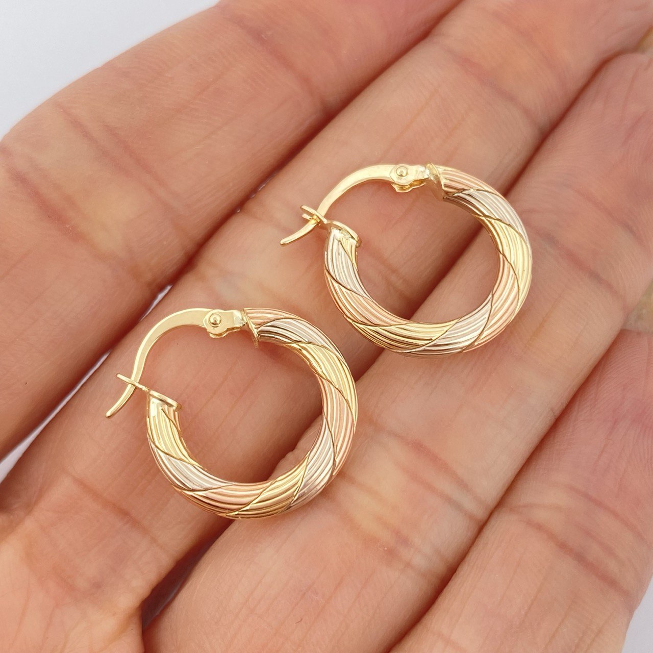 Hoop Earrings Lula 2.1gr / 2cm / 18K Gold &