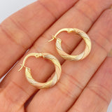 Hoop Earrings Lula 2.1gr / 2cm / 18K Gold &